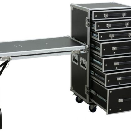 Rack Metálica c/ 7 Gavetas + Mesa (PD-FA5) - Power Dynamics