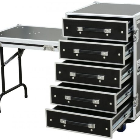 Rack Metálica c/ 5 Gavetas + Mesa (PD-FA6) - Power Dynamics
