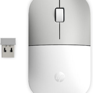 Rato Ótico Z3700 Wireless 1200DPI (Prateado/Branco) - HP