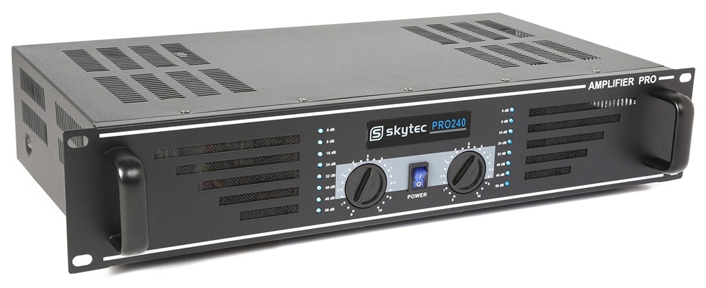 Amplificador PA 2x 120W (SKY-240B) - Skytec
