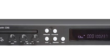 Leitor DVD KARAOKE 19 CD+G e USB MP3 (PDC150) - Power Dynamics