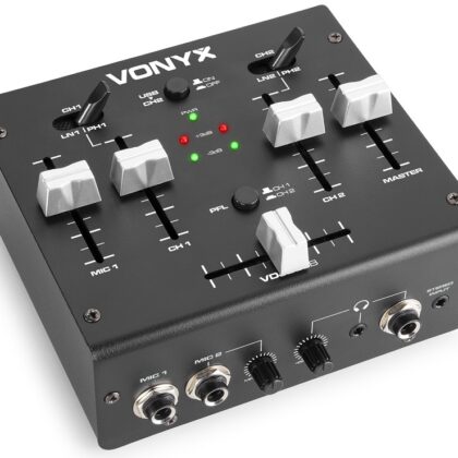 Mesa de Mistura Stereo 3 Canais DJ/USB (VDJ2USB) - VONYX