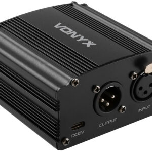 Fonte de Alimentação 48V p/ Microfones Condensador (VDX10) - VONYX