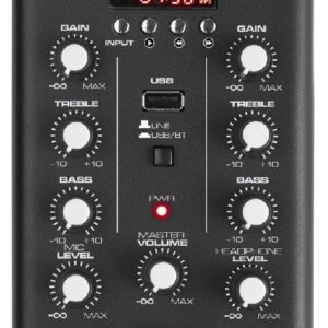 Mesa de Mistura 2 Canais USB/MP3/BLUETOOTH (STM500BT) - VONYX