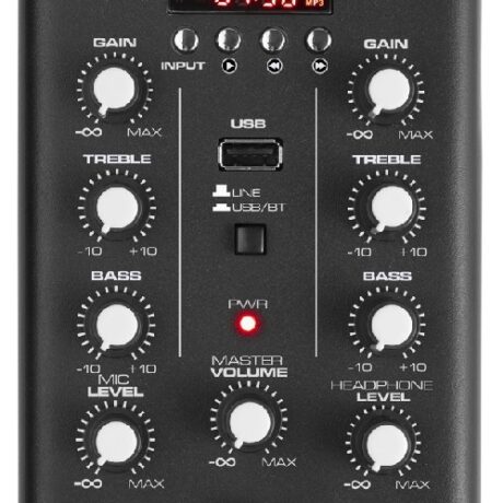 Mesa de Mistura 2 Canais USB/MP3/BLUETOOTH (STM500BT) - VONYX