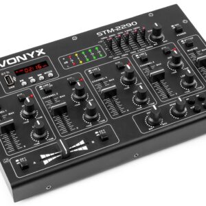 Mesa de Mistura 8 Canais com Efeitos USB/SD/MP3/BLUETOOTH (STM2290) - VONYX