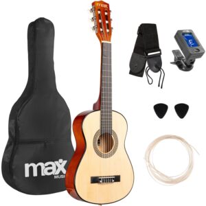 Pack SoloArt Guitarra Clássica Junior 1/4 + Acessórios - MAX