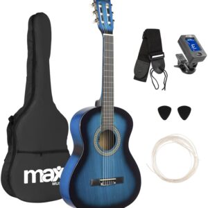 Pack Soloart Junior 3/4 Guitarra Cl?ssica + Acess?rios (Azul) - MAX