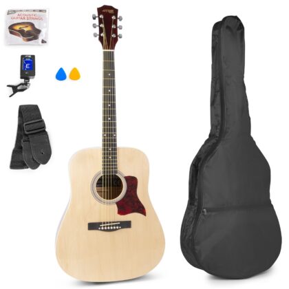 Pack Solojam Guitarra Acústica + Acessórios (Madeira) - MAX