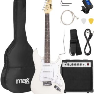 Pack GIGKIT Guitarra Eléctrica + Amplificador 6 40W (Branco) - MAX