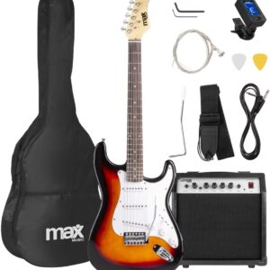 Pack GIGKIT Guitarra Eléctrica + Amplificador 6 40W (Castanho) - MAX