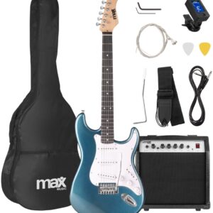 Pack GIGKIT Guitarra Eléctrica + Amplificador 6 40W (Azul) - MAX