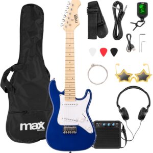 Pack GIGKIT Guitarra Eléctrica Junior 1/4 + Amplificador 10W (Azul) - MAX