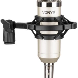 Microfone de Estúdio Condensador (CM400) Cinza - VONYX