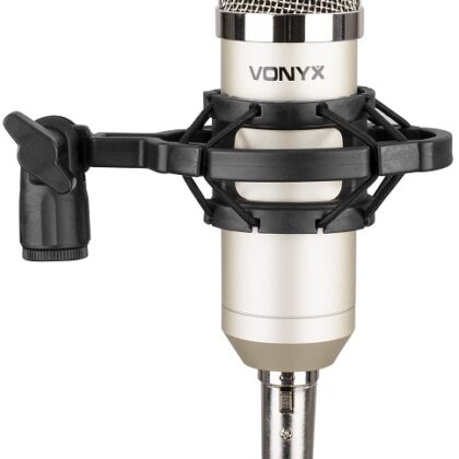 Microfone de Estúdio Condensador (CM400) Cinza - VONYX