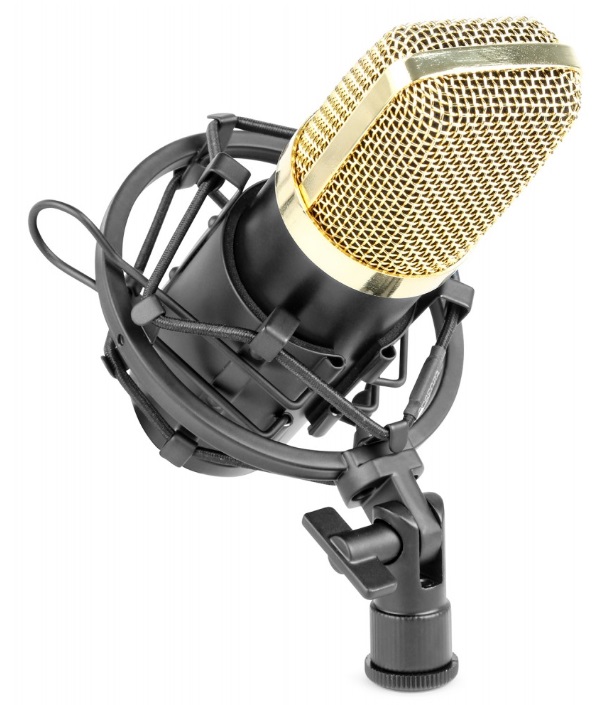 Microfone de Estúdio Condensador (CM650) Preto - VONYX