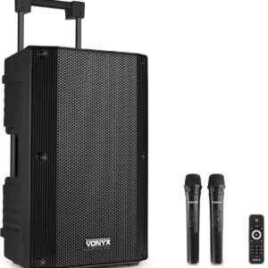 Coluna Amplificada Port?til 12 800W MP3/USB/SD/FM/2xUHF/BLUETOOTH (VSA500) - VONYX