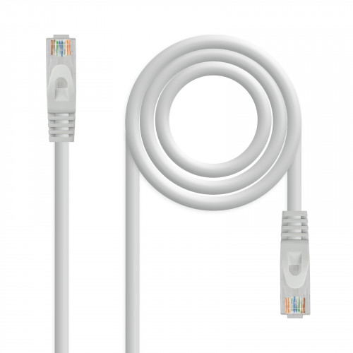 Cabo de rede Nanocable RJ45 Cat.6A UTP LSZH AWG24 Cinzento 0.5 M