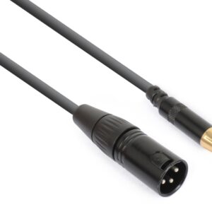 Cabo Adaptador Canon Macho - RCA Macho (15cm) - POWER DYNAMICS CONNEX