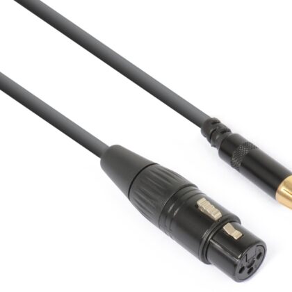 Cabo Adaptador Canon Femea - RCA Macho (15cm) - POWER DYNAMICS CONNEX