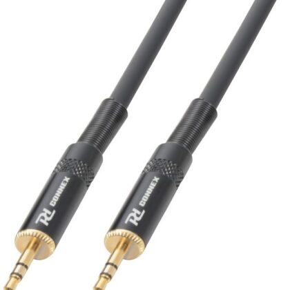 Cabo Jack 3.5mm Stereo Macho - Jack 3.5mm Stereo Macho (6 mts) - POWER DYNAMICS CONNEX CX88-6