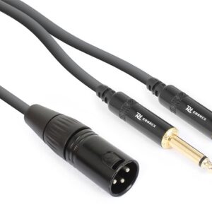 Cabo Canon Macho - 2x Jack 6.3mm Mono Macho (3 mts) - POWER DYNAMICS CONNEX CX56-3