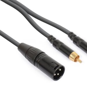 Cabo Canon Macho - 2x RCA Macho (1,5 mts) - POWER DYNAMICS CONNEX