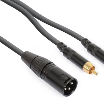 Cabo Canon Macho - 2x RCA Macho (3 mts) - POWER DYNAMICS CONNEX