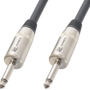 Cabo Profissional Jack 6,3mm M. Mono + Jack 6,3mm M. Mono (6 mts) - Power Dynamics CONNEX