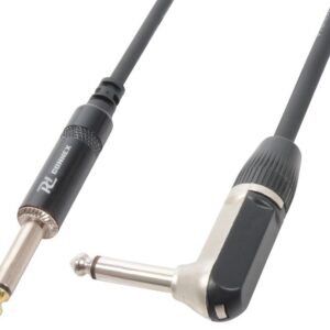 Cabo Profissional Jack 6,3mm Macho Mono - Jack 6,3mm 90? Macho Mono (6 mts) - Power Dynamics CONNEX