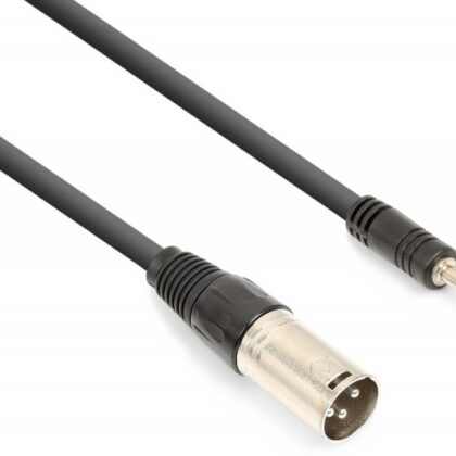 Cabo Canon Macho - Jack 3,5mm Macho Stéreo (50cm) - VONYX