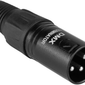 Ficha Canon DMX Macho Terminal 3 Pinos (CX107) - POWER DYNAMICS CONNEX