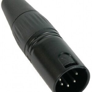 Ficha Canon DMX Macho Terminal 5 Pinos (CX108) - POWER DYNAMICS CONNEX