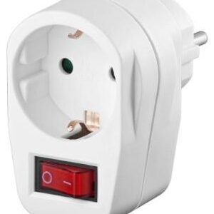 Tomada Eléctrica c/ 1 Saída + Interruptor