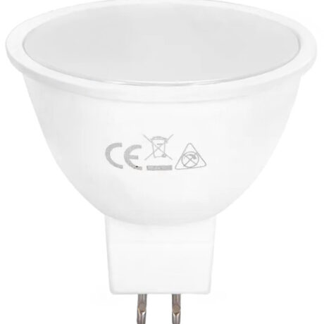 Lampada LED 12V AC/DC MR16 6W Branco F. 6000K 120º 540Lm