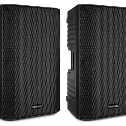 Pack Colunas Amplificadas 12 800W Bluetooth/USB/MP3 (VSA120S) - VONYX