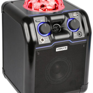 Coluna Port?til Bluetooth c/ Efeitos de LED RGB (Preto) SBS50B - VONYX