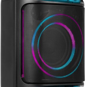 Coluna Portátil Bluetooth 6,5 120W USB/AUX/MIC/FM c/ Efeitos LED (TRACK165) - FENTON