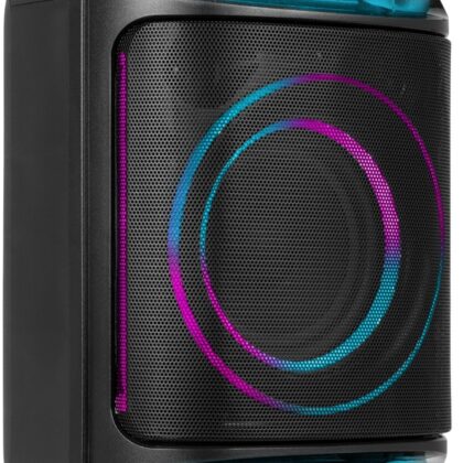 Coluna Portátil Bluetooth 6,5 120W USB/AUX/MIC/FM c/ Efeitos LED (TRACK165) - FENTON