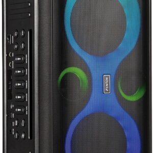 Coluna Amplificada Portátil LED 2x 6,5 180W BLUETOOTH/USB/SD + Microfone/Comando (CORE120) - FENTON
