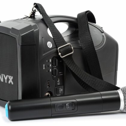 Amplificador PA Portátil ST014 30W c/ Bluetooth + Microfone UHF - VONYX