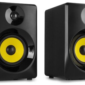 Par Colunas Monitor Amplificadas 3 30W Preto (SMN30) - VONYX