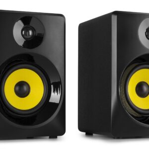 Par Colunas Monitor Amplificadas 5 70W Preto (SMN50) - VONYX