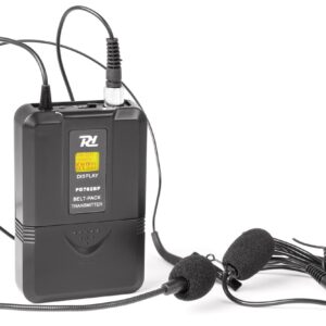 Transmissor s/ Fios c/ Microfone Lapela e Cabeça para Serie PD780 (PD782BP) - Power Dynamics
