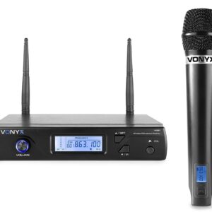 Central Microfone M?o UHF 16 Canais s/ Fios (WM61) - VONYX