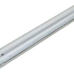 Armadura Estanque (IP65) p/ 2x Lampadas Tubulares LED T8 1,20 mts