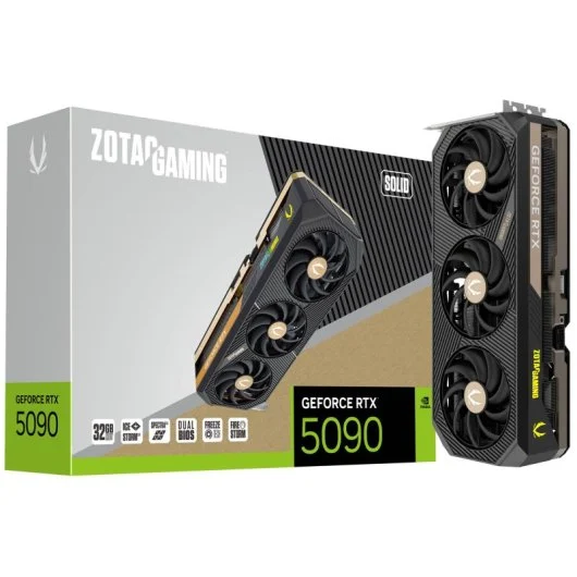 Placa Gráfica Zotac GeForce® RTX 5090 Solid 32GB GDDR7