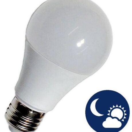 Lampada LED 220V E27 9W Branco F. 6000K 950Lm c/ Sensor Crepuscular - GSC