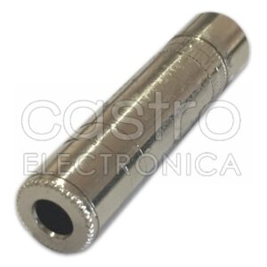 Ficha Jack 6,3mm Femea Metalica Stereo