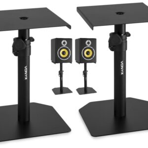 Suporte de Mesa Ajustável p/ Coluna Monitor (SMS10) - VONYX